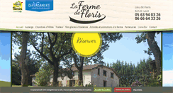 Desktop Screenshot of fermedefloris.net