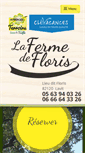 Mobile Screenshot of fermedefloris.net